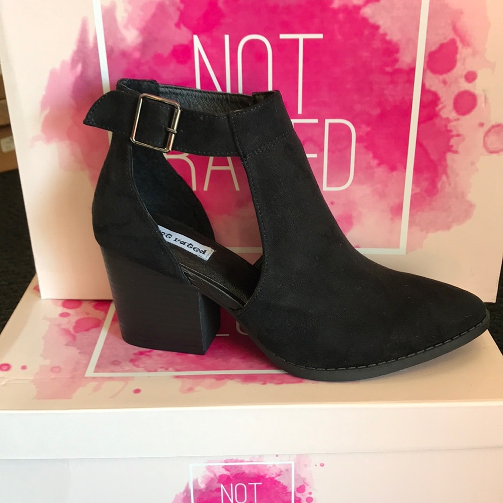Not Rated Black Booties
